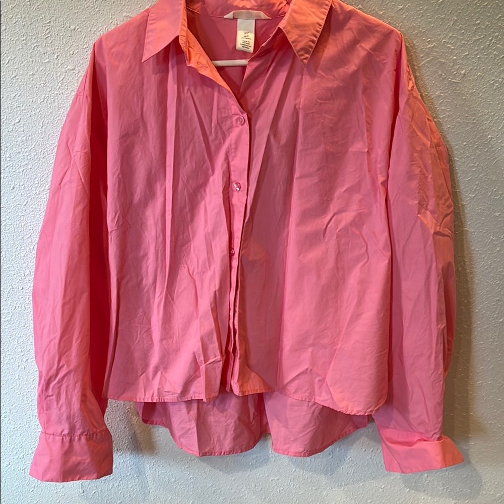 H&M Vibrant Pink Shirt
